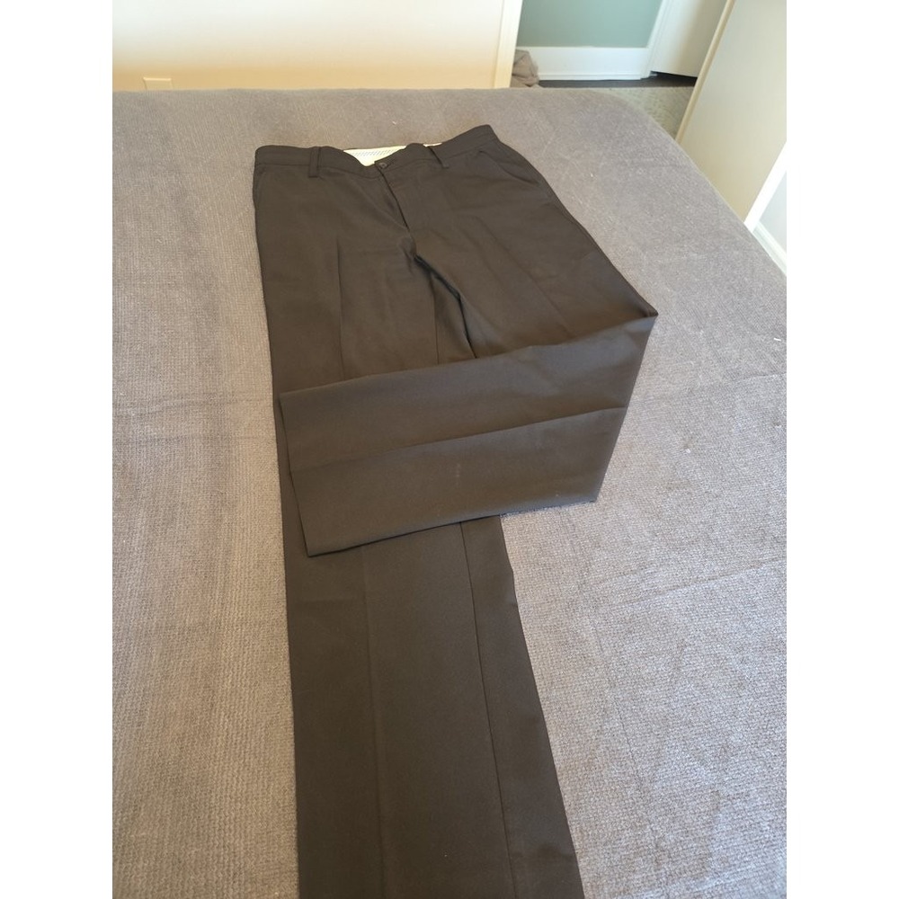 FootJoy Mens Golf Pants 35x32 Black Polyester Spandex Performance Trousers